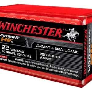 Winchester Supreme 22WMR 30gr V-MAX 2250FPS 50RD