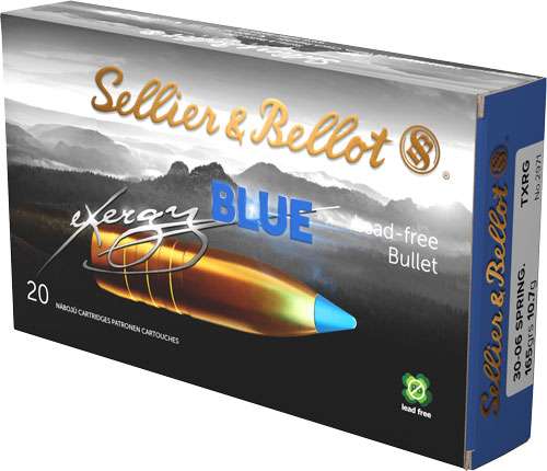 S&B 30-06 165gr TXRG Blue Ammo - 20RD 12BX/CS