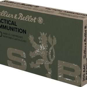 S&B 300 AAC 110gr TXRG Blue Ammunition - 20RD 50BX/CS