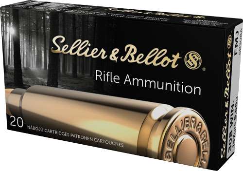 S&B 308 Win 147gr FMJ Ammo - 20RD 25BX/CS