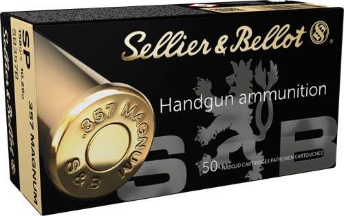 S&B 357 Mag 158gr JSP Ammo - 50 Rounds