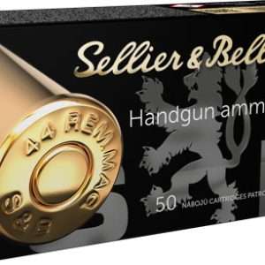 S&B 44 Rem Mag 240gr JSP Ammo, 50rd 12bx/cs