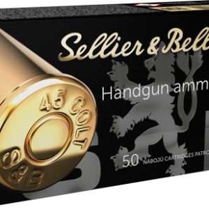 S&B 45 LC 250gr Lead-FP Ammo - 50RD 12BX/CS