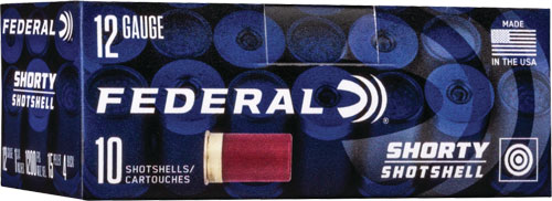 Federal Shorty Shotshell 12GA 1.75" 15/16oz 4BK