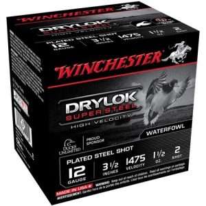 Winchester Drylok 12GA 3.5" 1-1/2oz #2 1475FPS 25RD