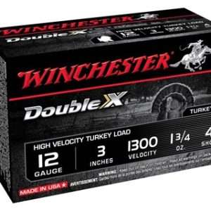 Winchester Double-X 12GA 3" Ammo, 1 3/4 oz Shot Weight