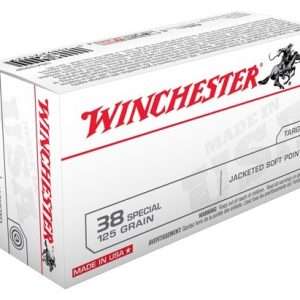Winchester USA 38 Special 125GR JSP 50RD