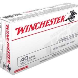 Winchester USA 40 SW 180gr JHP Ammo - High Performance & Precision