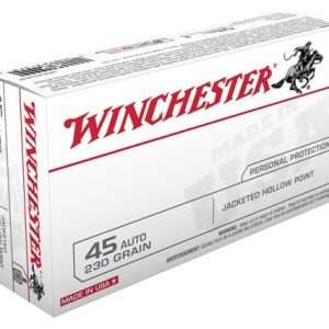 Winchester USA 45 ACP 230gr JHP Ammo