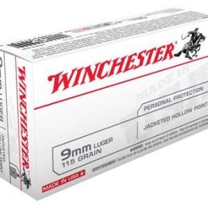 Winchester Defense 9mm Luger 115GR JHP 50RD
