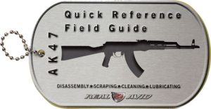 AK47 Maintenance Cards with Color-Coded Instructions