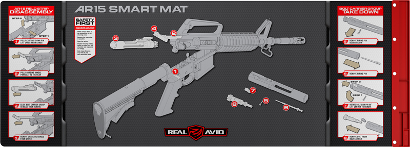 Real Avid Smart Mat AR15 Parts Keeper Tray