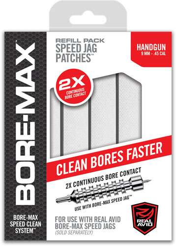 Real Avid Bore Max Speed Jag Lightweight Black 4" Patches