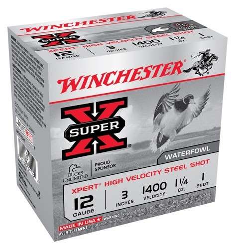 Winchester Xpert Steel 12GA 3" Ammo, 1400FPS, 25RD