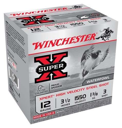 Winchester Xpert Steel 12GA 3.5" 1-3/8OZ #3 25RD