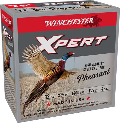 Winchester Xpert Steel 12GA 2.75" 1-1/8OZ #4 25RD