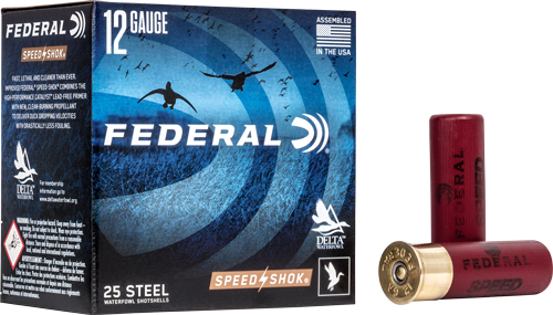 Federal Speed Shok 12ga 3" Shotgun Ammunition 1-1/4oz #1 1450FPS