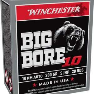 Winchester Big Bore 10mm Ammo 200GR JSP 20RD