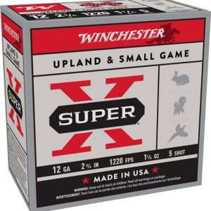 Winchester Super-X 12GA 2.75" Ammo 1-1/4OZ #5 1220FPS