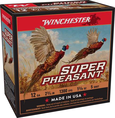 Winchester Super Pheasant 12GA Ammo - 1300FPS, 12 Gauge