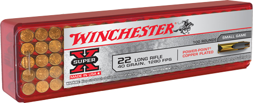 Winchester Super-X 22LR 40gr Ammo - High Performance