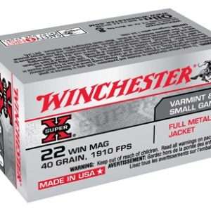 Winchester Super-X 22WMR 40gr FMJ 1910FPS - Buy Now