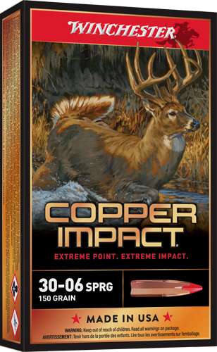 Winchester Copper Impact 30-06 Ammo 150GR 20RD