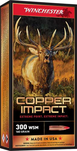 Winchester Copper Impact 300 WSM 180GR 20RD 10BX/CS