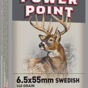 Winchester 6.5x55 Mauser 140GR Power Point Ammunition