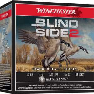 Winchester Blind Side 2 12GA Ammo: 3" 1-3/8oz #BB 25RD