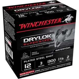 Winchester Drylok 12GA 3" 1 3/8 oz Shot Size 2
