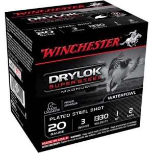 Winchester Drylok 20GA 3" 1oz Shotgun Ammunition