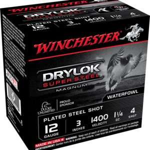 Winchester Drylok 12GA 3" 1-1/4oz #4 Shot