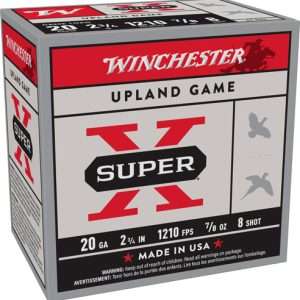 Winchester Super-X 20GA 2.75" Ammo 250-Round Case