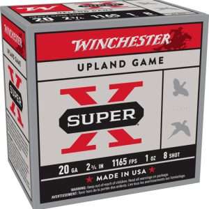 Winchester Super-X 20GA 2.75" 1165FPS 250RD Case