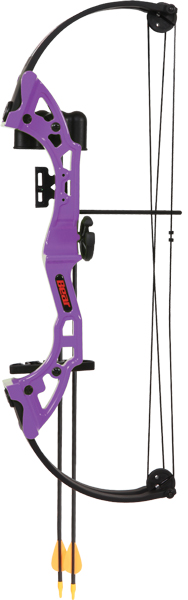 Bear Archery Youth Compound Bow Purple Right Hand