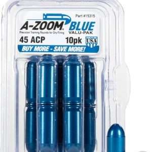 AZOOM SNAP CAPS 45ACP 10/PK BLUE