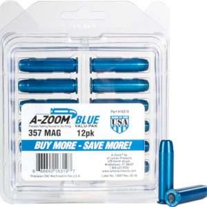 AZOOM SNAP CAPS 357MAG 12/PK BLUE