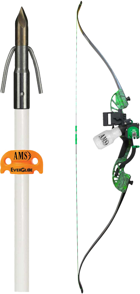 AMS Bowfishing Water Moc Recurve Kit Green RH