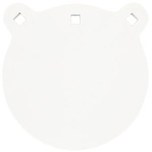 8 inch AR500 steel gong target for precision shooting