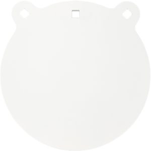 10-inch AR500 steel round target for precision shooting
