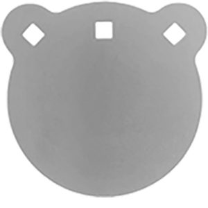 6" AR550 Steel Gong Shooting Target - 1/2" Thickness