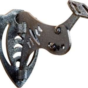 Skull Hooker Bone Bracket - Black Trophy Mounting Kit