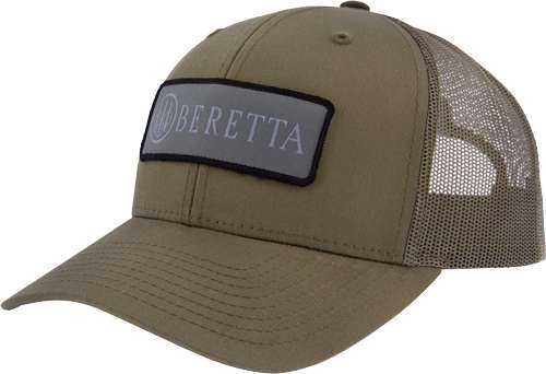 Beretta Cap SDY Trucker Rect Dark Green Mesh Patch