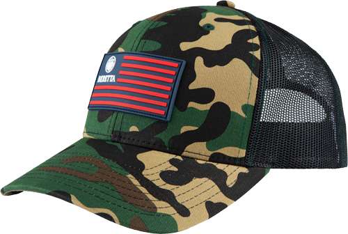 Beretta Cap Stryker Trucker Camo/Black Mesh Patch