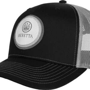 Beretta Circle Patch Mesh Black/Gray Trucker Cap