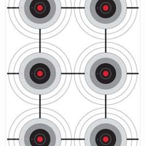 B/C Target Eze-Scorer 23"x35" - 5 Bull's-Eye Targets