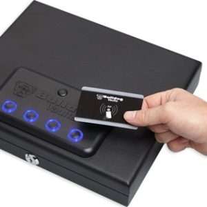 Bulldog Biometric Pistol Vault | 11.5" Compact Security