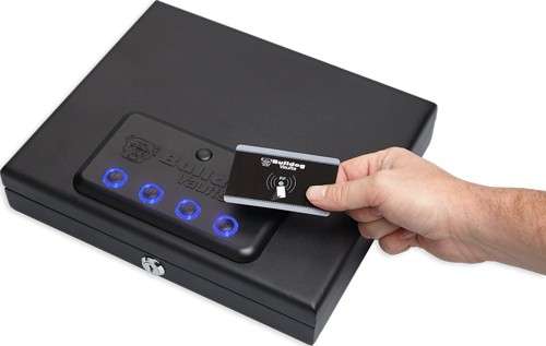 Bulldog Biometric Pistol Vault | 11.5" Compact Security