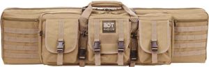 Bulldog 42" Double Tactical CS Gun Case Tan Pockets